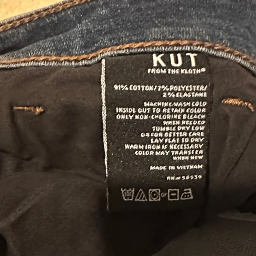 Kut from the Kloth Dark Wash Skinny Jeans - Picture 4 of 4